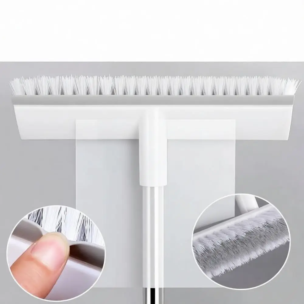 Floor Scrub Brush Wall Wiper Long Handle Cleaning Tool Tile Bathroom Carpet Mop Home Kitchen Indoor Wet Dry Use Scrubber