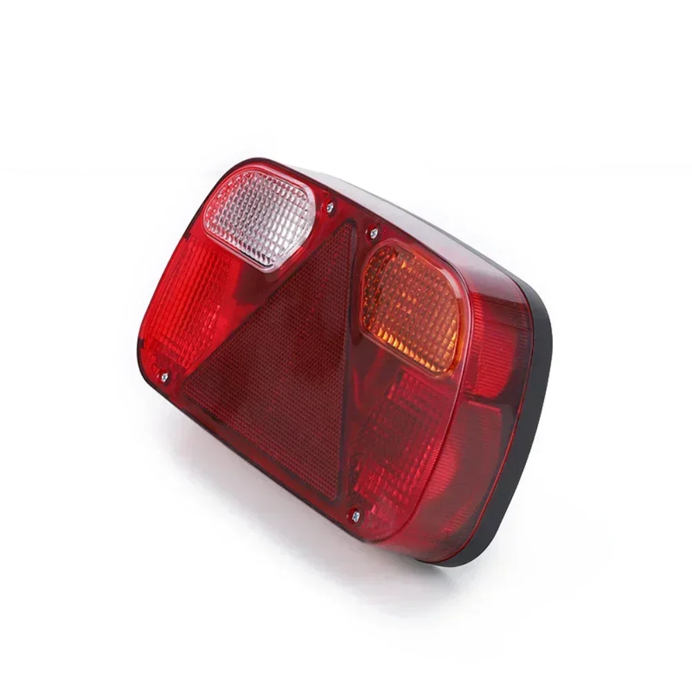 2 Pack 12V Car Trailer Tail Light Rear Stop Brake Fog Light Signal Lamp Wiring Harness 5 Core Cable For Truck  Caravan Lorry Van