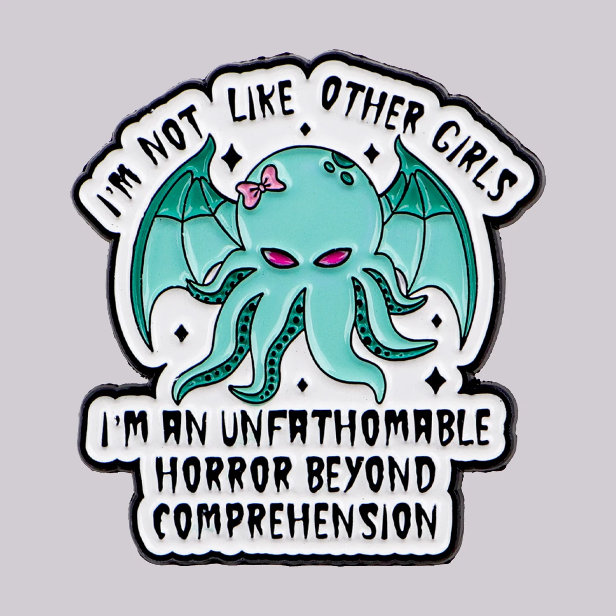 Fairy Tales Enamel Pin Funny Octopus Brooch Pines Lapel Pins Badge on Backpack Clothing Accessories Gothic Jewelry Girls Gifts