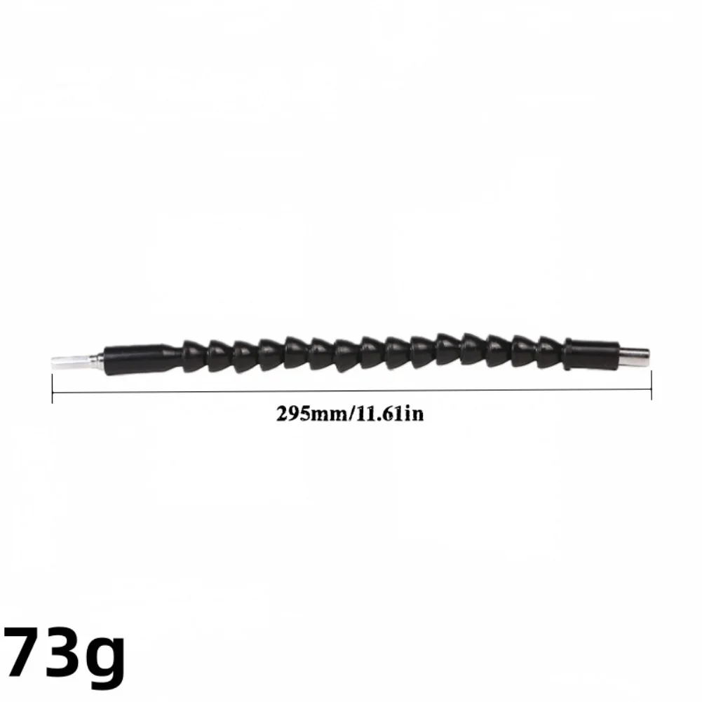 Three Jaw Keyless Drill Chuck Converter 1.5-6.5mm With Black Soft Shaft For Electric Wrench Screwdriver Adapter Rotary Tool
