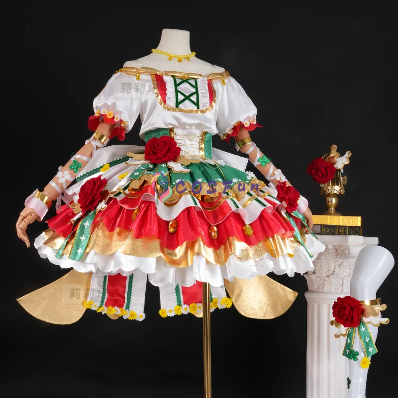 

Pripara Midorikaze Fuwari Cosplay Costume Gorgeous Lolita Dress Halloween Carnival Party Outfit for Women COSFun