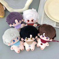 Plushie Love and Deepspace Toy Plush Xavier Zayne Rafayel Sylus Caleb 10cm Doll  Body Stuffed Bib Game Cosplay Kids Gift Cute
