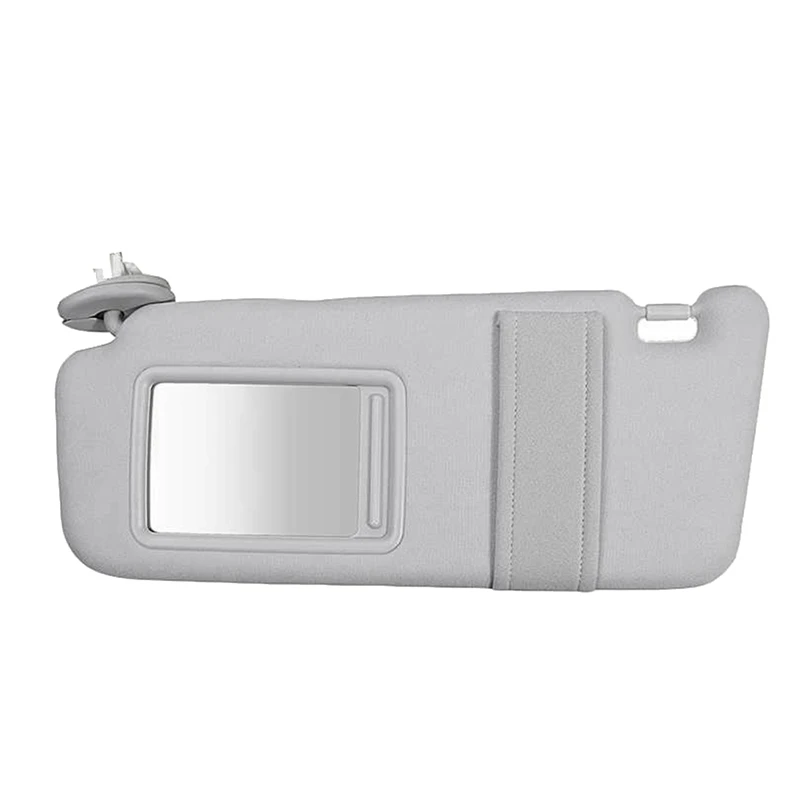 Newfor Toyota 2009-2016 Venza Driver Left Side Grey Sun Visor With Mirror 74320-0T022-B1 / 74320-73020-B1