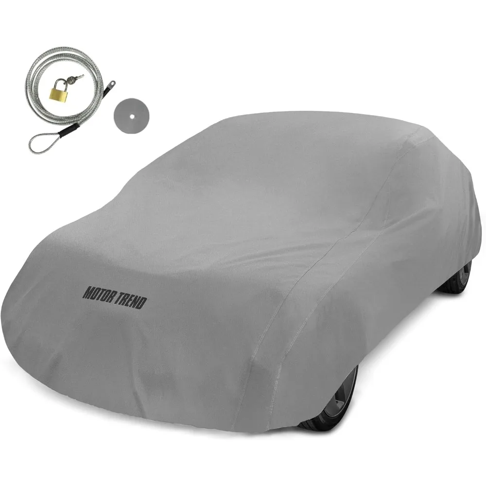 Funda para automóvil liviana y transpirable: resistente al agua, antihumedad, a prueba de arañazos, ajuste universal listo para viajar