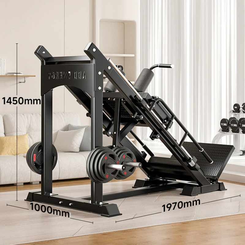 45 Degree Home Commercial Sports Fitness Strength Training Equipment Tilt Leg Press Hack Squat Machine