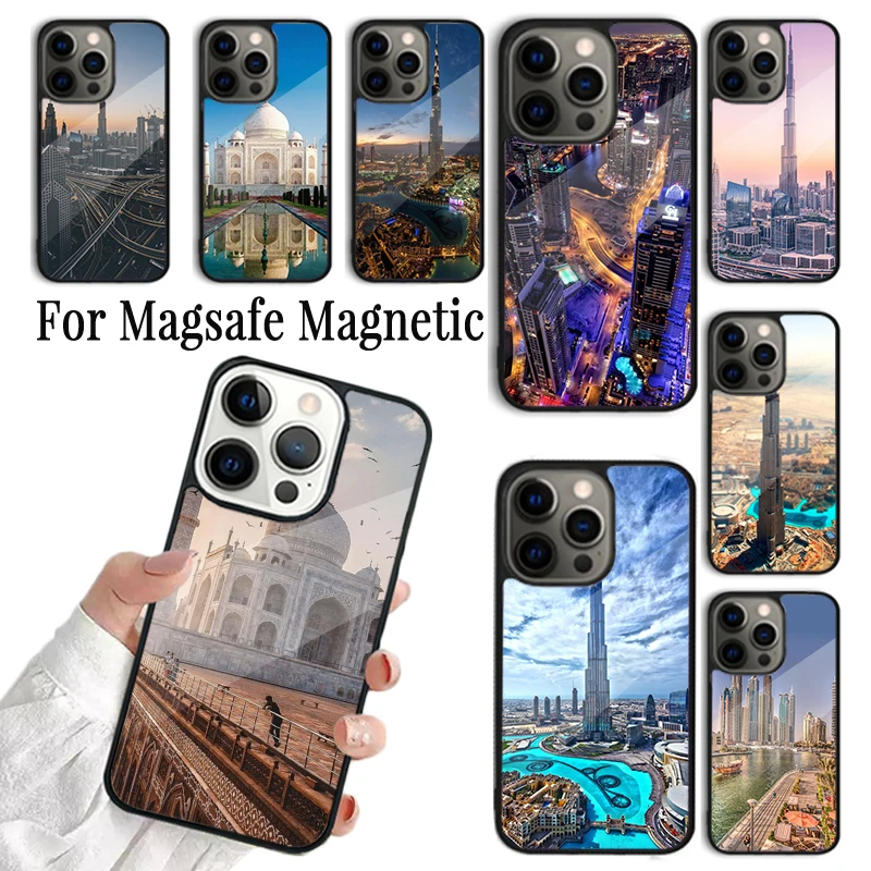 Phone Cases Dubai - Pyramids Taj Mahal Dubai Telefoonhoesje voor