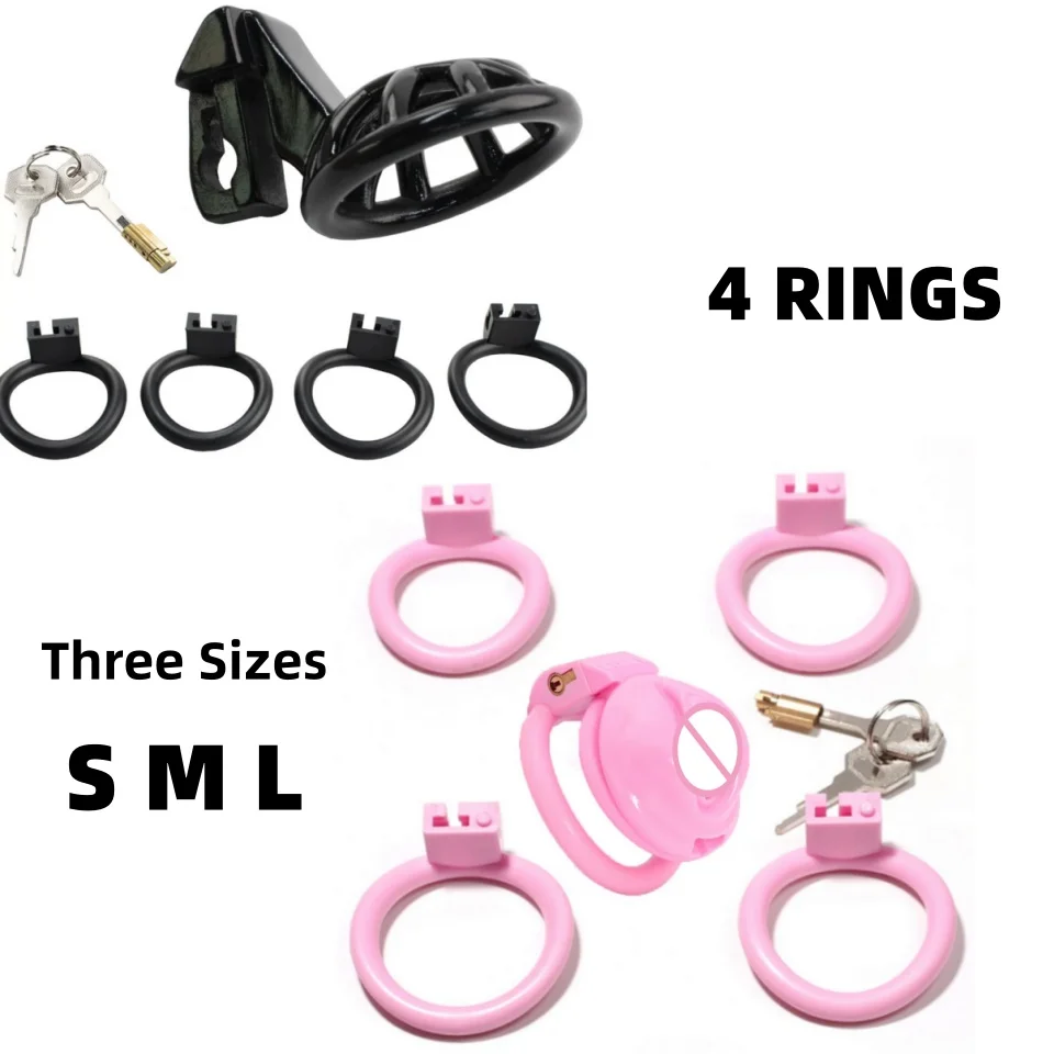فريدورتش ذكر خفيف الوزن قفص العفة قفل 4 حلقات العذرية ثلاثية الأبعاد قفص عبودية لمنع الغش ممارسة الجنس لعبة Sextoy