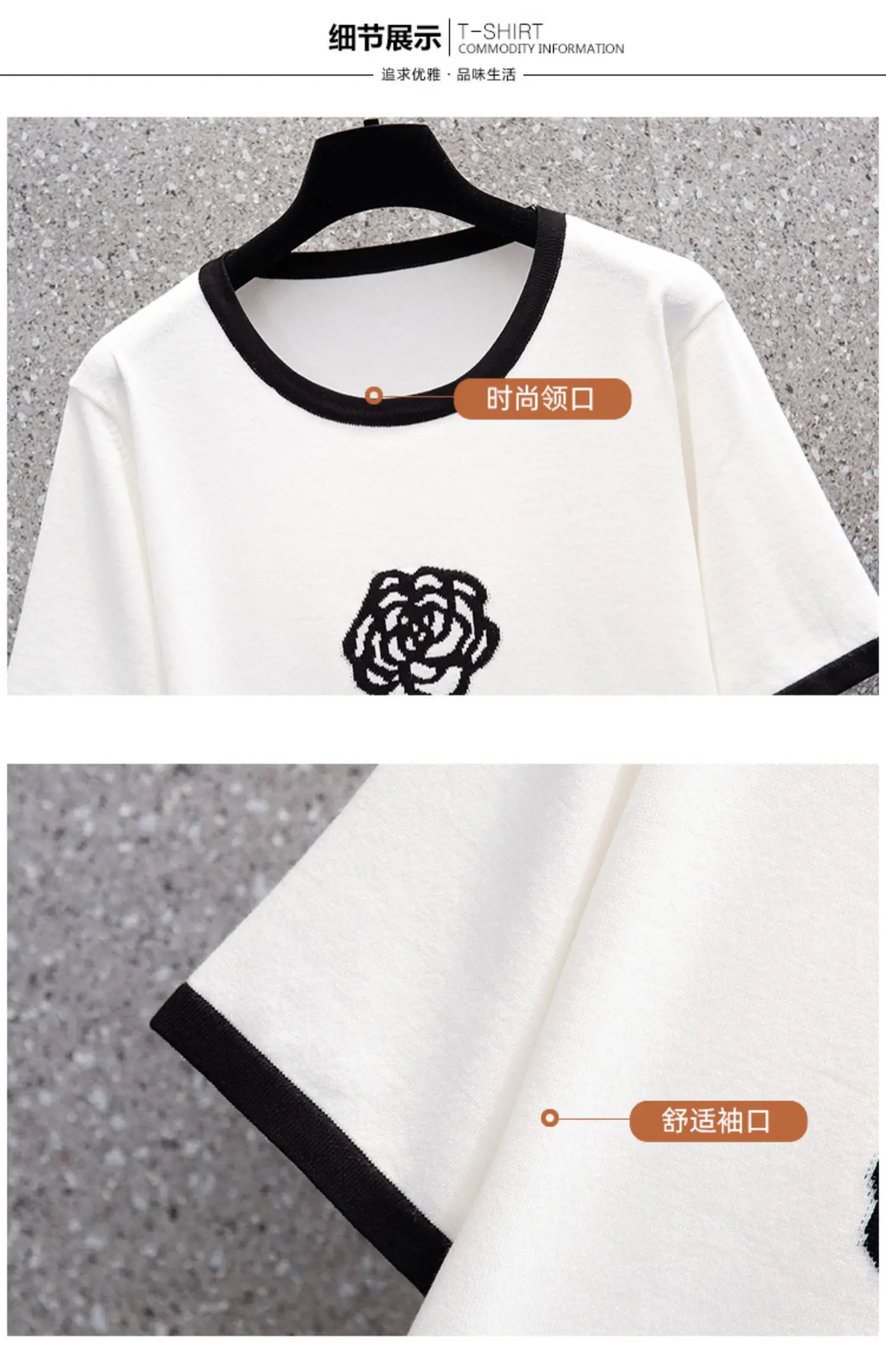 Loose Oneck Sweater Pullover Women Summer Casual short Sleeve size Floral embroidery Sweater For women Female knit top