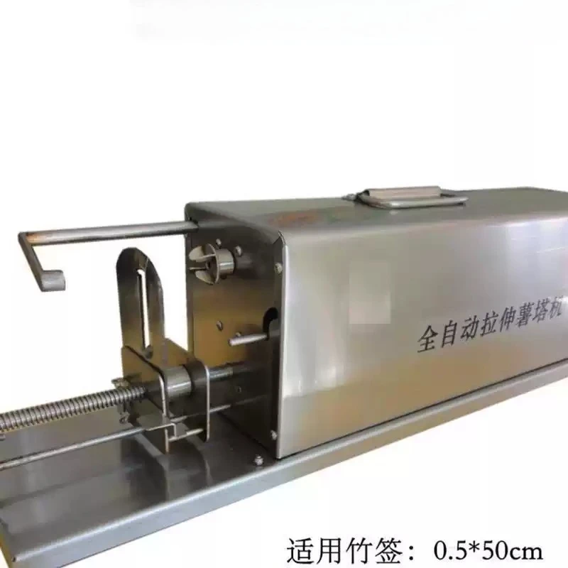 Commercial Automatic Stretch Stainless Steel Potato Slicer Potato Chip Cutting Machine Tornado Spiral Twisted Potato Sticks