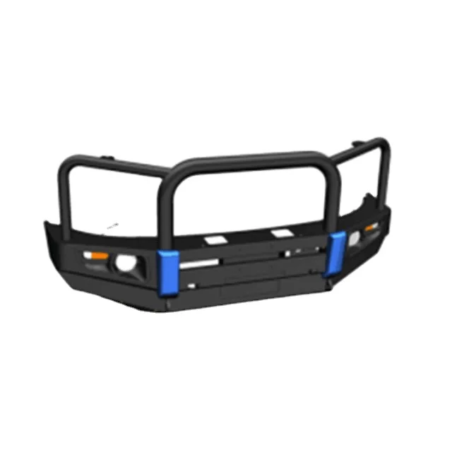 Front bumper for Nissan Navara d40 with texture black