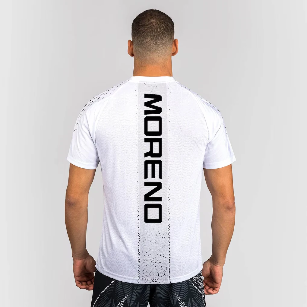 UFC 323 جديد براندون مورينو القتال ليلة المشي جيرسي الرجال MMA الملاكمة التدريب قميص المتضخم تنفس التجفيف السريع #4