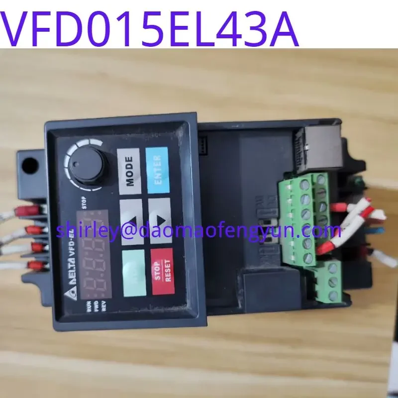 

Used VFD015EL43A original 1.5KW 380V frequency converter VFD-EL frequency converter