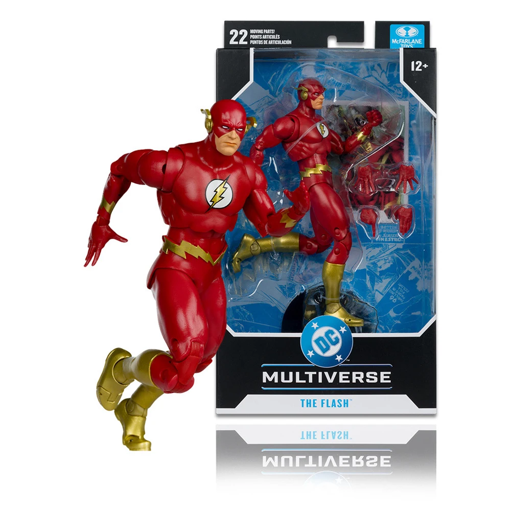 Mcfarlane Toys DC Multiverse the Flash (jla) 7" Action Figure Model Doll