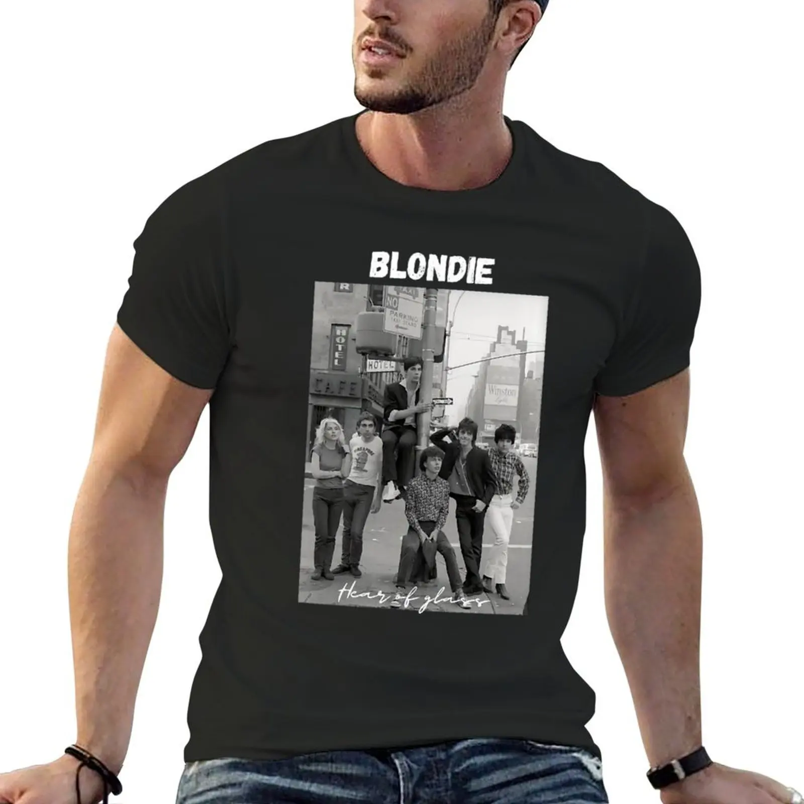 blóndie T-Shirt oversized vintage graphic tee t shirts for men pack