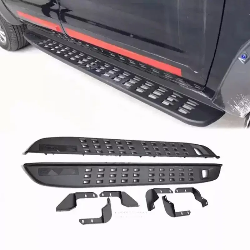 

High Quality PP+ Steel Car Running Boards Side Steps Pair For Ranger 2012-2022