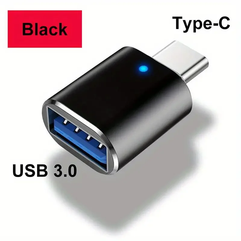 USB C To USB Adapter, USB C Male To USB 3.0 Female Adapter OTG Converter Compatible With MacBook Pro 2019/2018/2017 And More Typ