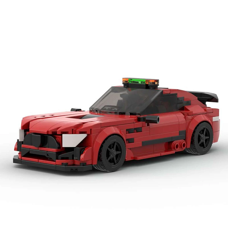 MOC-132292speed supercar cool racing car children's intelligent assembly small particle brick building block car model male gift