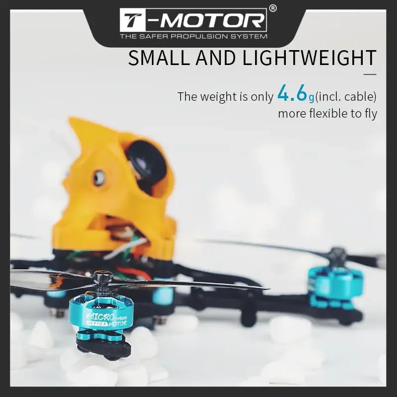

T-MOTOR T-Hobby M1103 1.6Inch KV8000 KV11000 Brushless Motor FPV Racing Drone For 1.6-2.5 inch Whoop 2-3 inch Toorhpick drone