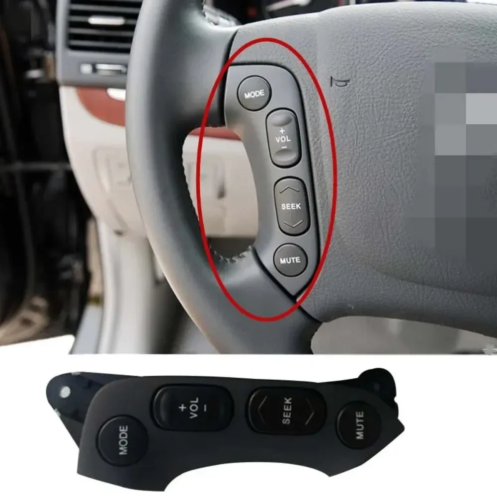 96700-2B000 Steering Wheel Multimedia Volume Control Adjustment Switch Button for Hyundai Santa Fe 2.7 2006-2009