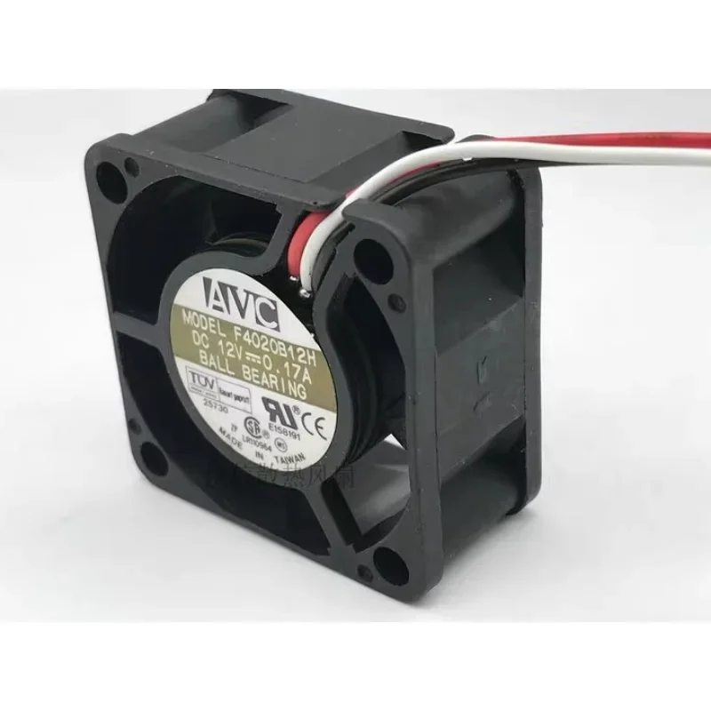 New Cooler Fan For AVC F4020B12H 12V 0.17A Dual Ball Cooling Fan 4020 4CM 40*40*20MM