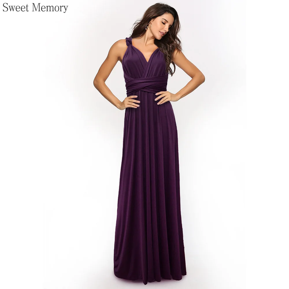 SEXY Convertible Formal Gown 2025 Sweet Memory Women Dress Bride Wedding Cocktail Wrap Sexy Bridesmaid Evening Dresses