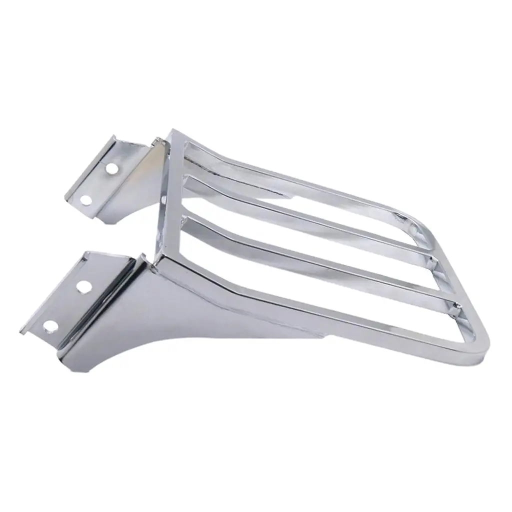 Iron Motorcycle Luggage Rear Carrier Backrest Rack for Super Glide Custom FXDCP XL Models