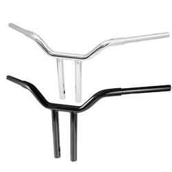 Vintage Motorcycle 25mm Handlebars Club Style Rise T-bars 1'' Drag Bars 12'' 14'' Height for Dyna Softail FXBB Sportster XL 883