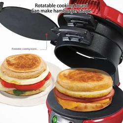 220v European Standard Hamburger Sandwich Maker 3-in-1 Breakfast Toaster Omelette Machine Toast Kitchen Tools