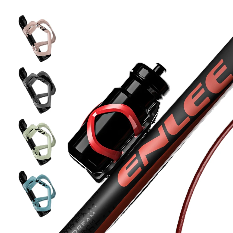 

ENLEE Bike Bottle Cage - Dual Side Pull Water Holder for Road & Mountain Bikes Universal Cycling Accessories