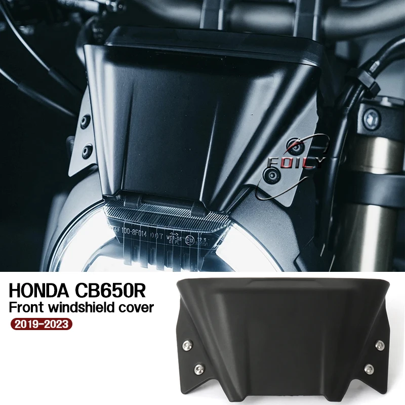 

Suitable for Honda CB650R CB650R CB650R CB650R 2019-2023 motorcycle front windshield accessories windshield protector black kit