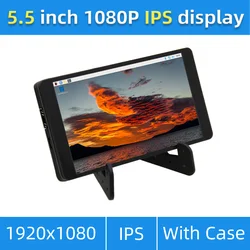 5,5 дюймовый 1920*1080 IPS HD дисплей ЖК-монитор экран для Raspberry Pi 5/4B/3B + Android windows