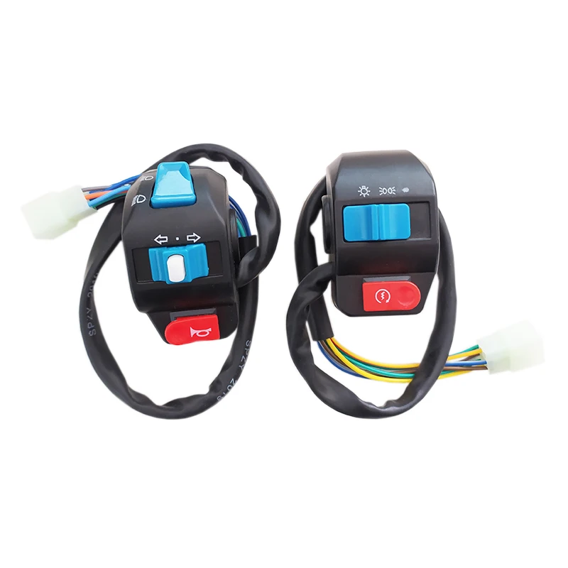 Combination Switch Assembly for Electric Scooter Handlebar, Horn, Turn Signal & Headlight, Fits Xiaoshuai Motorcycle