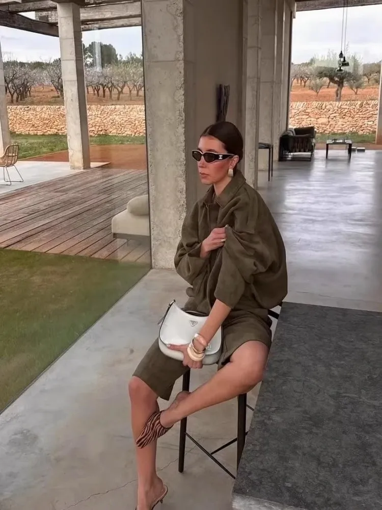 Giacca da donna in vera pelle autunno vestibilità ampia di alta qualità Cerniere Colletto couverture Vera pelle di pecora Cappotto corto chic da donna da ufficio