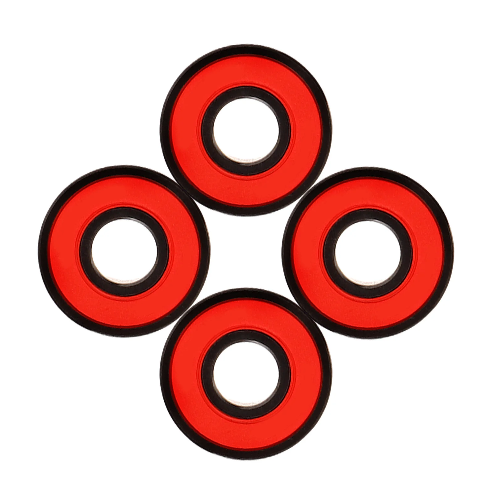 

4Pcs Skateboard Bearings Metal Smooth High Rotation Durable Bearings for Skateboards Longboards Inline Skates Quad Skates