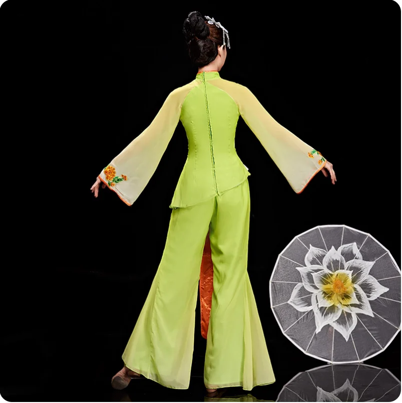 زي الأداء، زي الأوبرا، راقصة الرصاص الأنثوية، الرقص المنفرد، رقصة المعجبين العرقية، زي رقص يانغكو الكلاسيكي #5