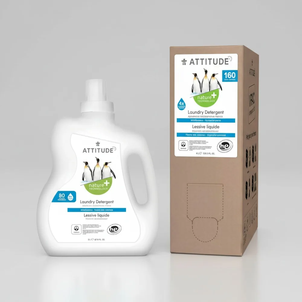 

Plant-Based Laundry Detergent Bundle, Vegan & Cruelty-Free, Gentle on Skin, 240 Loads Total for Eco-Friendly Families