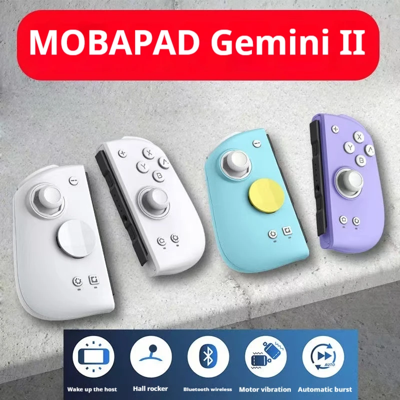 Mobapad Gemini 2 Gamepad Controller Joycon Controller Game Handle Hd Vibration Bluetooth Physical Sensation Ns Game Controller