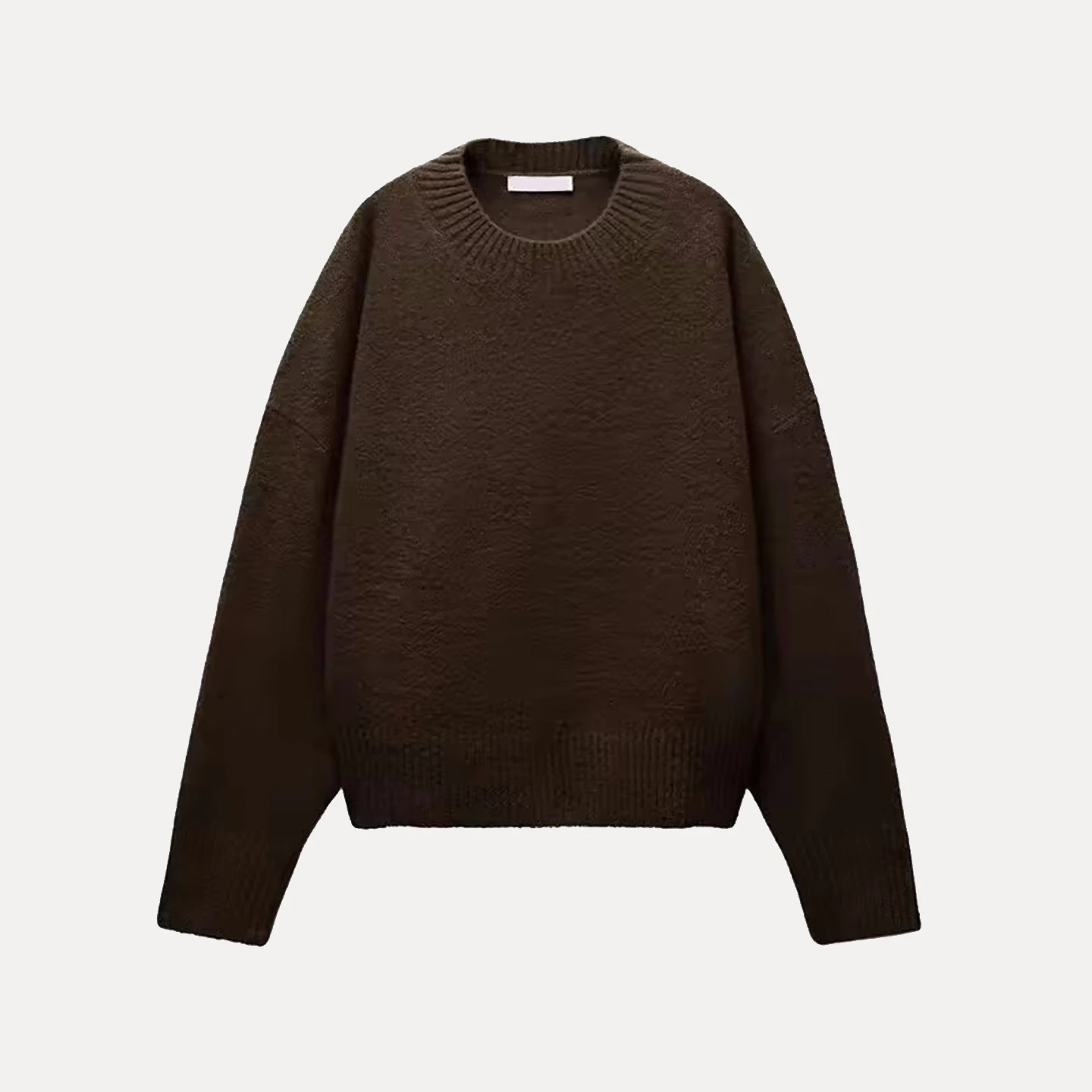 ملابس تريكو مريحة للنساء من Z بإبرة مسطحة وناعمة وقصة كلاسيكية وأكمام طويلة ورقبة دائرية من ألياف البوليستر وصلت حديثًا ...