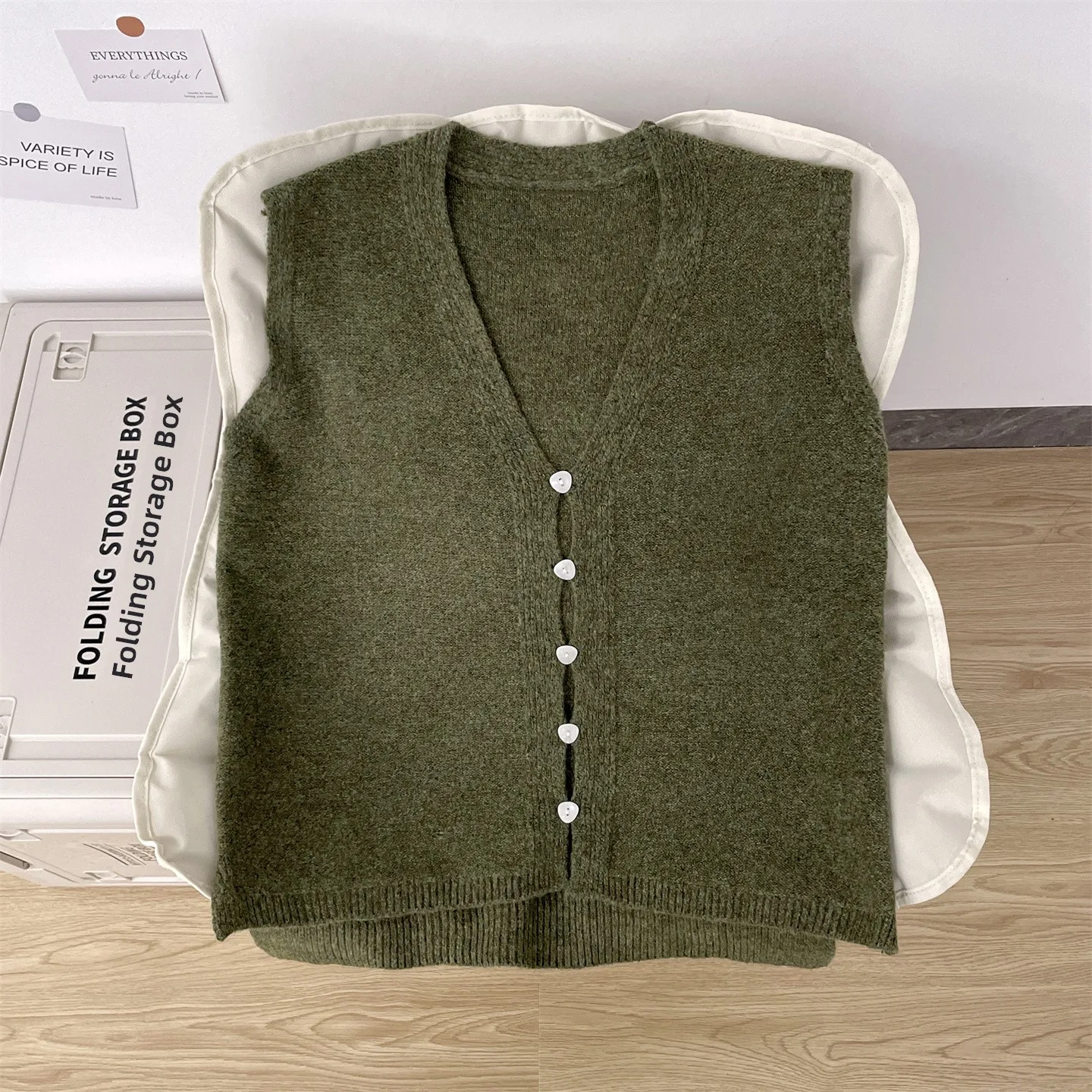 

Вязаный жилет в американском стиле ретро, мужская повседневная многослойная верхняя одежда с v-образным вырезом, мягкое удобное теплое пальто до середины кражи