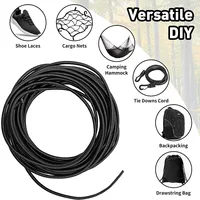 3/4/5/6mm Elastic Rope Rubber Belt Bungee Cords Strong Rubber Band Sewing Garment Craft for DIY Sewing Accessorie 6
