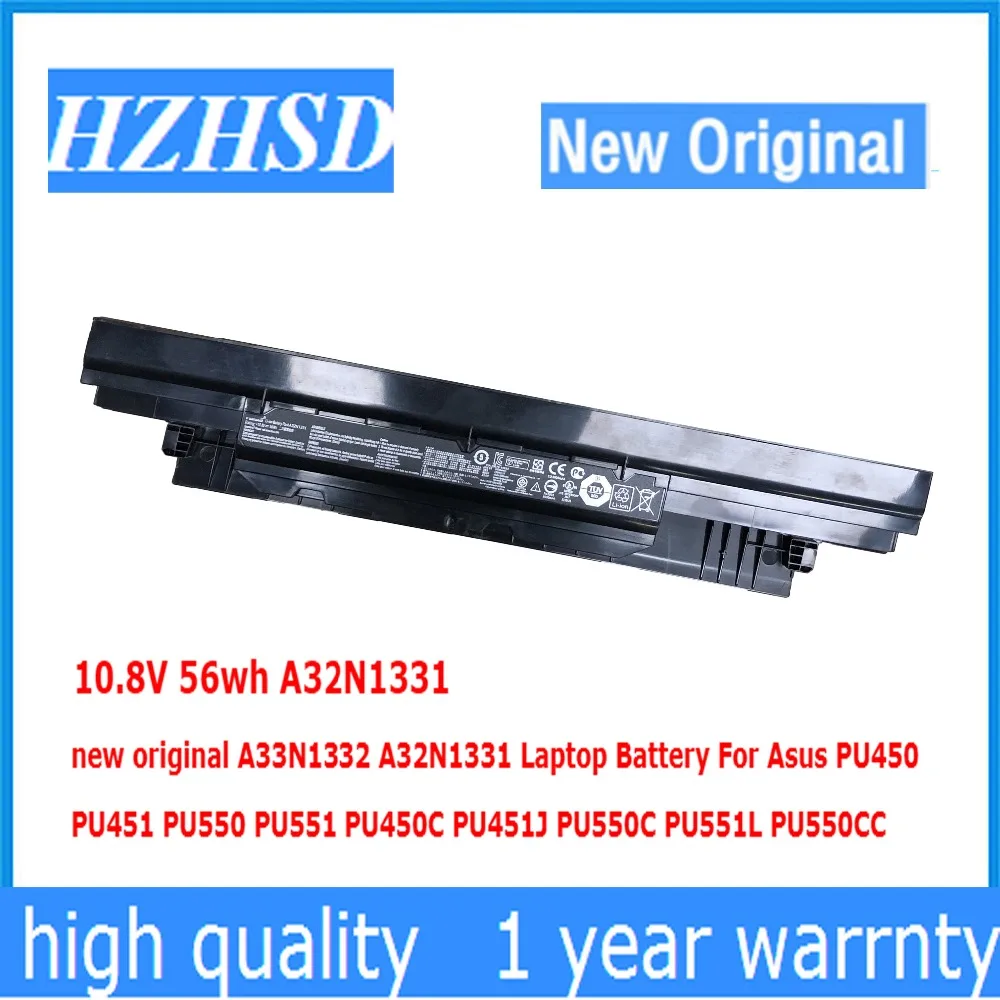 

10.8V 56wh A32N1331 new original A33N1332 Laptop Battery For Asus PU450 PU451 PU550 PU551 PU450C PU451J PU550C PU551L PU550CC