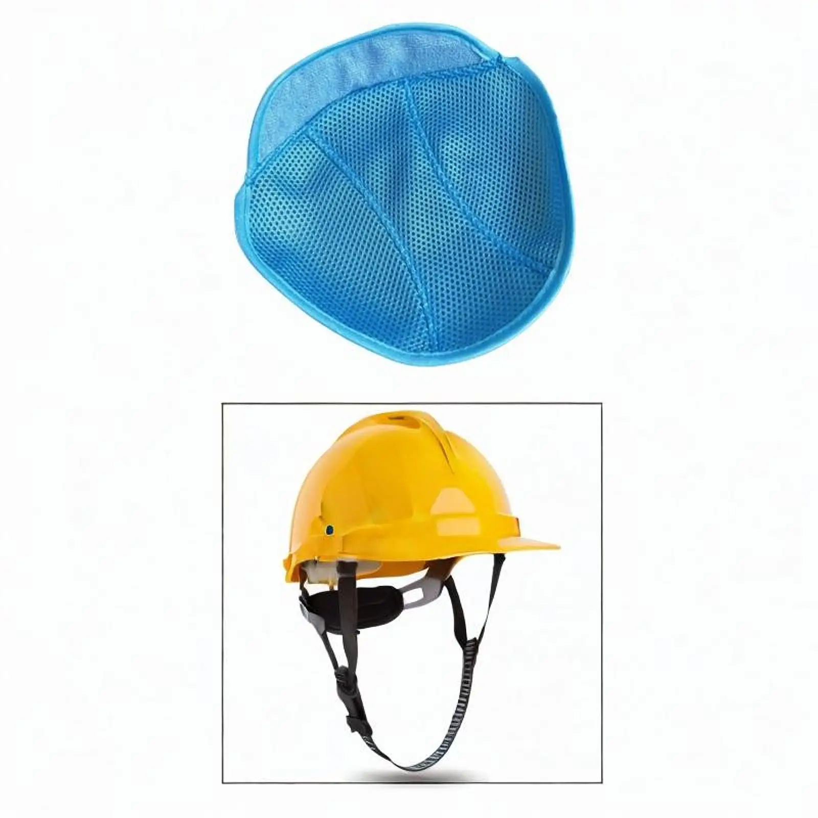 Comfortable Hard Hat Liner Replacement Sweat Absorber Pad Washable Breathable Helmet Insert for Construction Worker Safety Cap