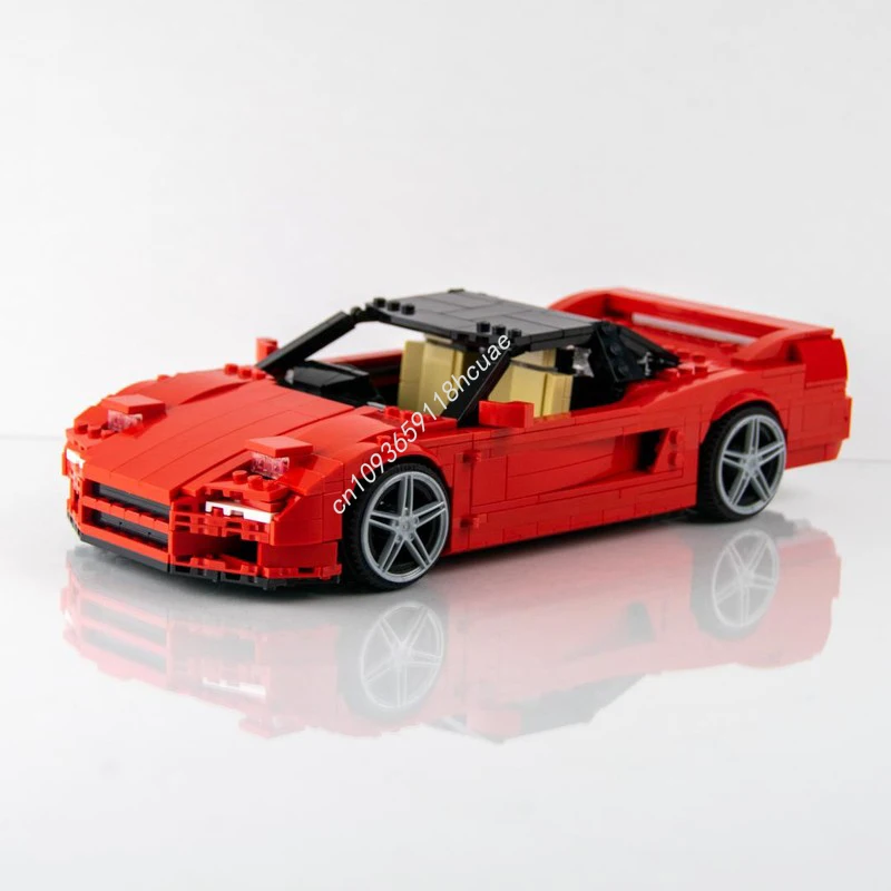 

1266 шт. MOC Honda NSX 1990 City Champion Суперкар Строительные блоки Рождественский подарок Обучающие DIY Идеально подходят для молодых учащихся