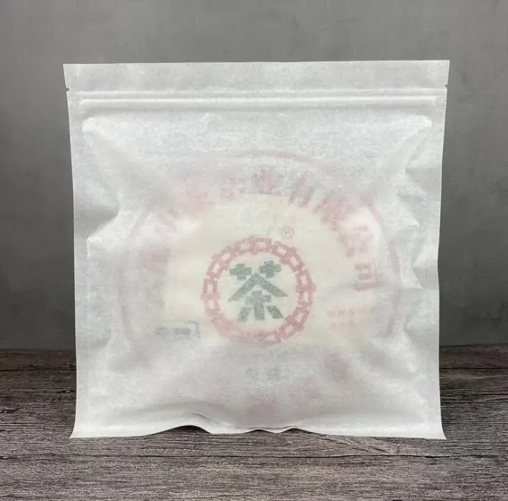 500pcs White Cotton Paper Bags Storage Bags for Puer Tea Cake Recyclable Sealing Packing Bag SN4027