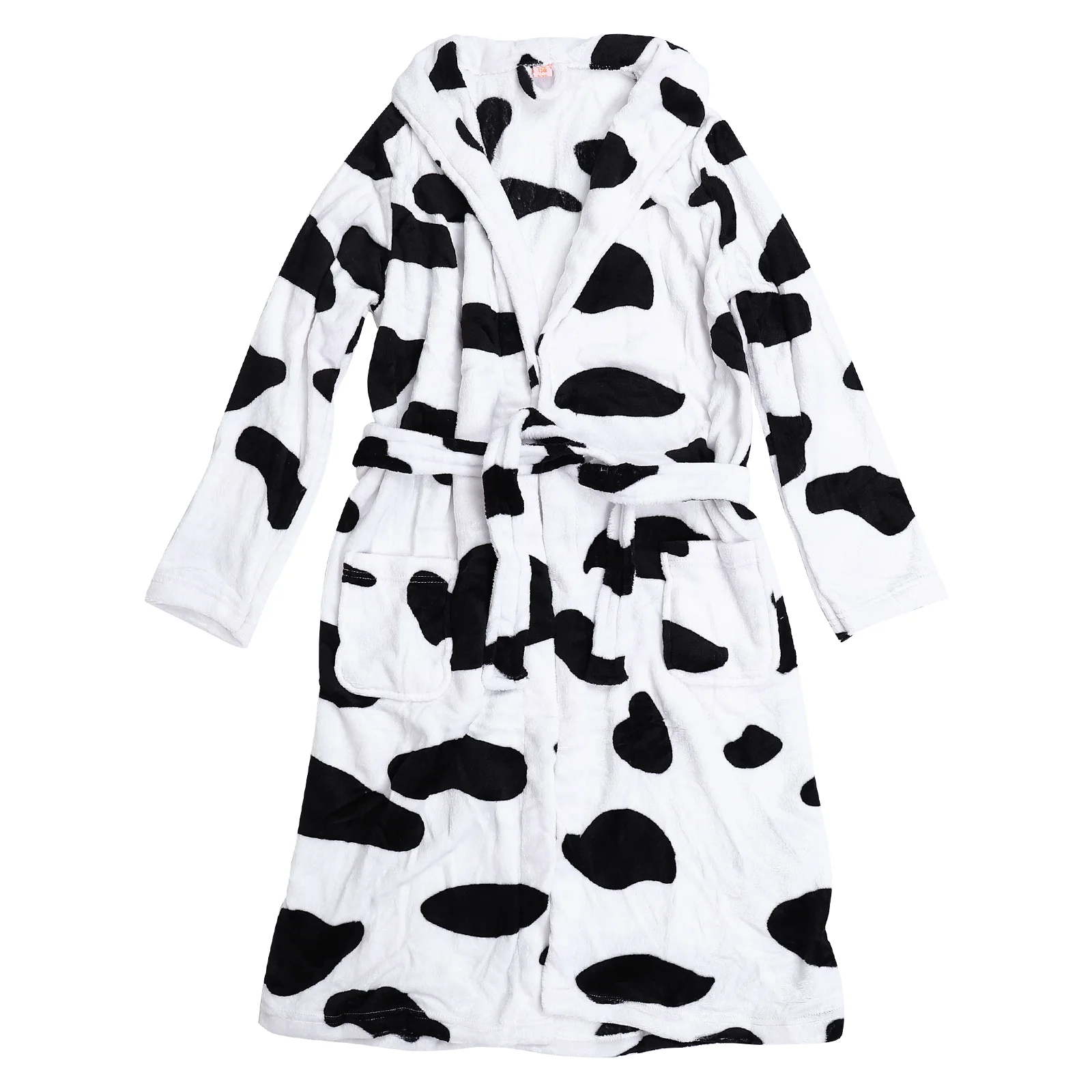 

Cow Pajamas Coral Fleece Girl Bathrobe for Nightdress Sleepwear Nightclothes Girls Nightgown Robes Women