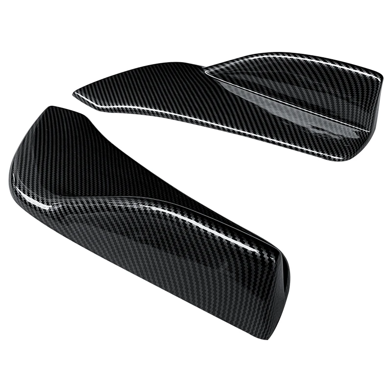 Car Front Bumper Splitters Lip Body Kit Spoiler Side Skirts Rear Wrap Angle Carbon For BMW 2 Series F22 F23 218i 220i 2014-2019