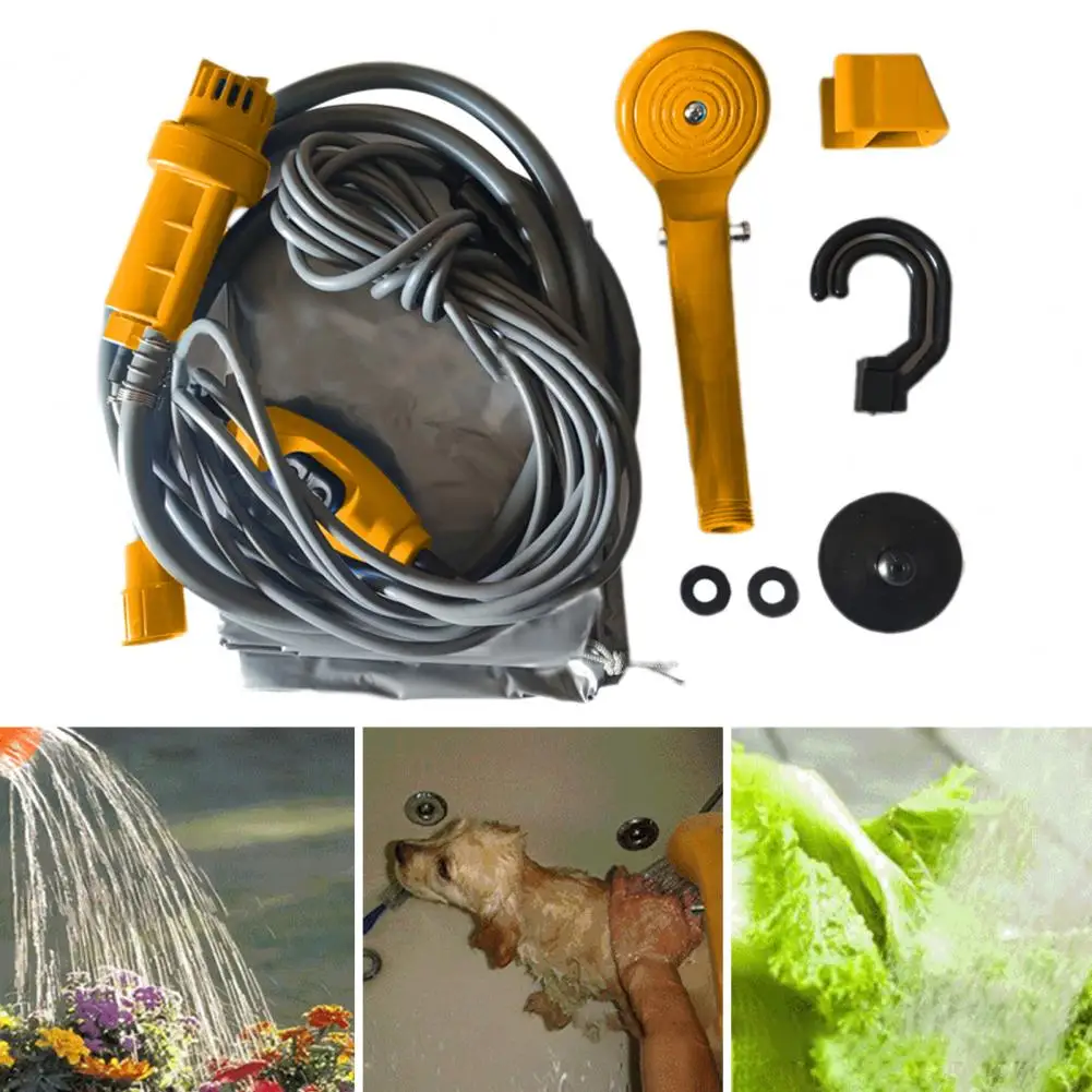 Portable Camping Shower With Brushless Motor Adjustable Design Plug-Play Outdoor Camp Shower Kit With Upgraded Pump 캠핑 샤워