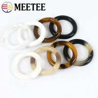 10Pcs 20-50mm O Ring Buckles for Coat Scarf T-shirt Resin Belt Buckle Decorative Clasp Buttons DIY Clothing Sewing Accessories