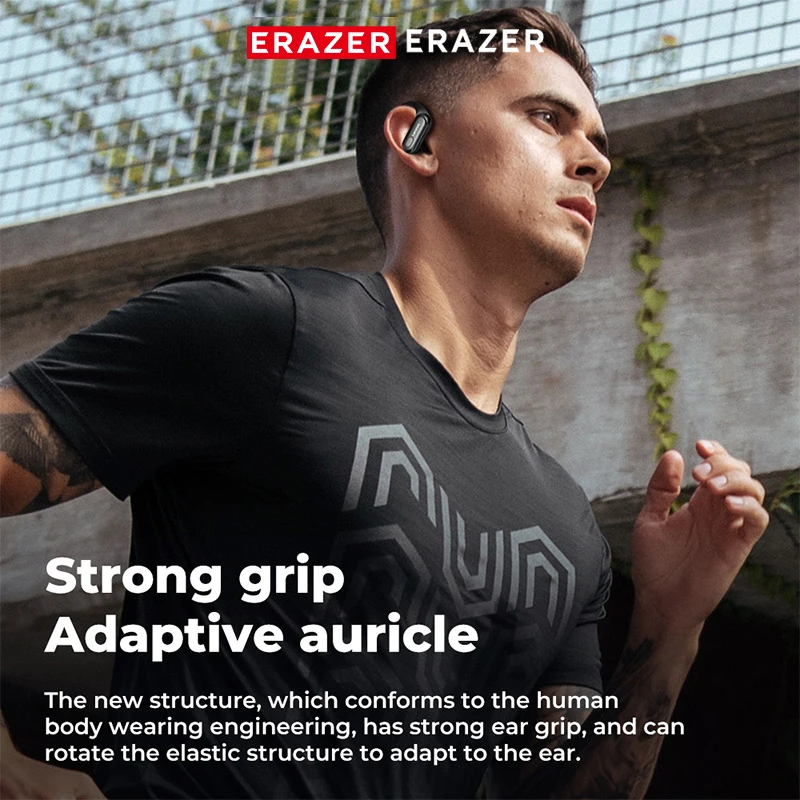 ERAZER XT60 PRO auriculares inalámbricos auriculares deportivos Bluetooth 5,3 auriculares impermeables reducción de ruido sonido estéreo HiFi