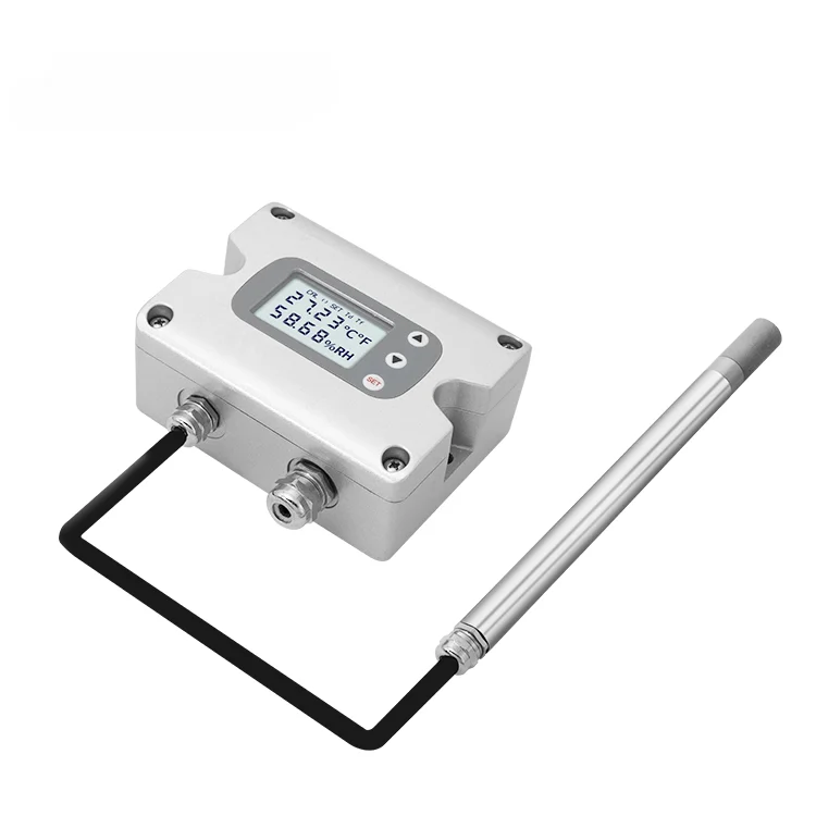 LEFOO CE LCD display IP65 PT1000 Industrial High Temperature and Humidity Sensor